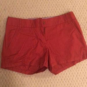 Jcrew Orange red shorts size 2